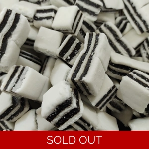 Black and White Mints - Taveners Liquorice & Mint Sweets